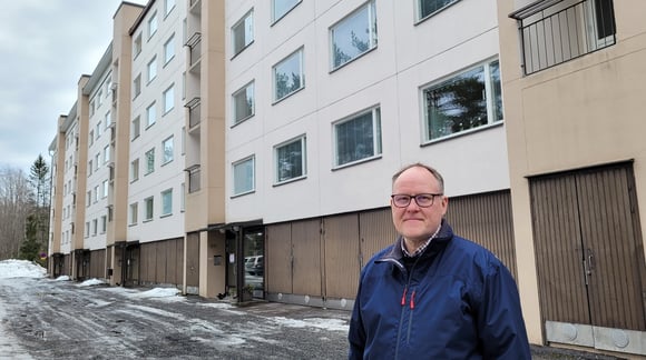 Palovahinko kiinteistössä